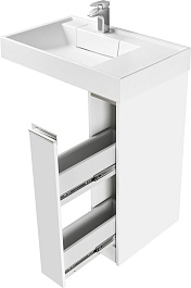 Акватон Тумба с раковиной Лондри 20 белая – фотография-2